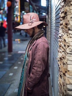 「ハロウィン」｜「アイテム（その他アウター）」を使った、KENT BREAD HAT さん（メンズ・156cm）の秋コーディネート