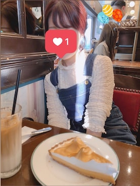 「ワインレッド」｜「アイテム（オールインワン・サロペット）」を使った、minachoooさん（レディース・150cm）の秋コーディネート