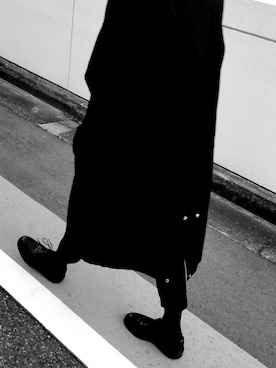 「HELMUT LANG（ヘルムートラング）のアイテム（モッズコート）」を使った、Tsubasaさん（メンズ・163cm）の秋コーディネート