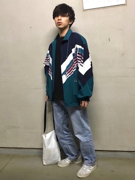 「やっぱりストリートが好き」｜「アイテム（ナイロンジャケット）」を使った、(Kito) さん（メンズ・171cm）の秋コーディネート