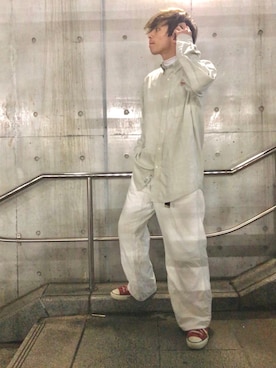 「CABANE de ZUCCa（カバンドズッカ）のアイテム（パンツ）」を使った、(Kito) さん（メンズ・171cm）の冬コーディネート