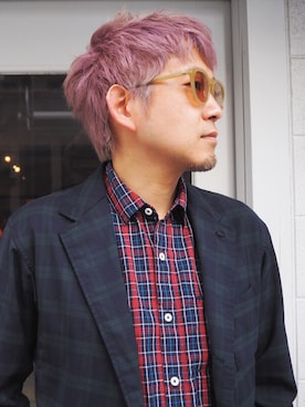 「nonnative（ノンネイティブ）のアイテム（ジャケット/アウター）」を使った、Valleyシノハラさん（メンズ・173cm）の春コーディネート