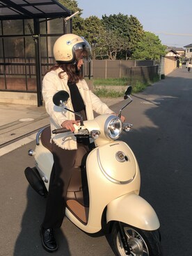 「stradivarius（ストラディバリウス）のアイテム（ジャケット/アウター）」を使った、ゆきんこさん（レディース・156cm）の春コーディネート