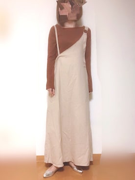 manaさん（レディース・159cm）の秋コーディネート