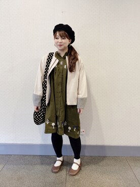 「COON（クーン）のアイテム」を使った、ｃａｎｃａｎさん（レディース・158cm）の秋コーディネート