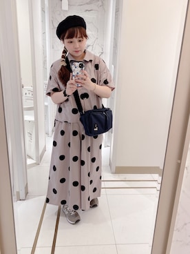 「POU DOU DOU（プードゥドゥ）のアイテム（帽子）」を使った、ｃａｎｃａｎさん（レディース・158cm）の夏コーディネート