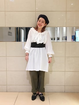 「ダリア」｜Haruka Otsujiさん（レディース・152cm）の冬コーディネート