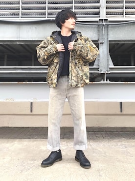「Kastane（カスタネ）のアイテム（ジャケット/アウター）」を使った、masashi1208さん（メンズ・170cm）の秋コーディネート