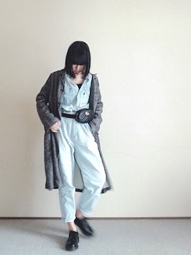 「TOUJOURS（トゥジュー）のアイテム」を使った、ぺんぺんさん（レディース・168cm）の冬コーディネート