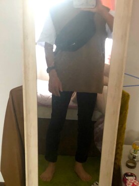 「ZIP FIVE（ジップファイブ）のアイテム（ベスト）」を使った、 おたけさん（メンズ・170cm）の冬コーディネート