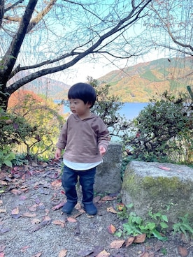 sooさん（キッズ・80cm）の冬コーディネート