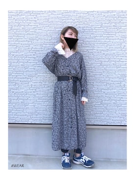 「花見コーデ」｜「アイテム（ワンピース）」を使った、てぃっさん（レディース・150cm）の春コーディネート