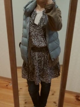 「JOURNAL STANDARD（ジャーナルスタンダード）のアイテム（チュニック）」を使った、kacorinさん（レディース・159cm）の春コーディネート