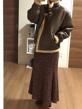 「メゾンマルジェラ」｜「アイテム（その他アウター）」を使った、adaaajoさん（レディース・166cm）の冬コーディネート