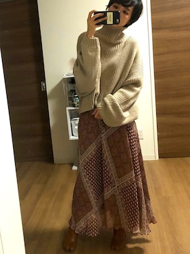 adaaajoさん（レディース・166cm）の冬コーディネート