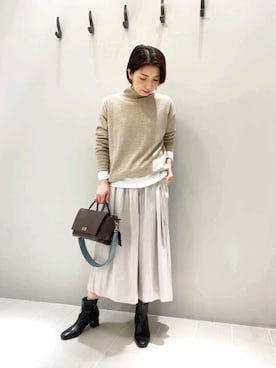 KAWAMURAさん（レディース・160cm）の秋コーディネート