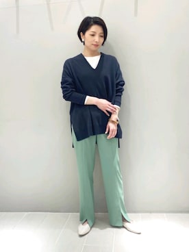 KAWAMURAさん（レディース・160cm）の冬コーディネート