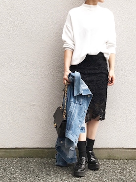 「オックスフォード」｜まちゃさん（レディース・159cm）の春コーディネート