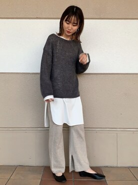 ちゃんおのさん（レディース・166cm）の秋コーディネート