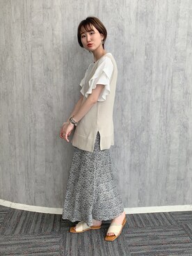 ちゃんおのさん（レディース・166cm）の夏コーディネート