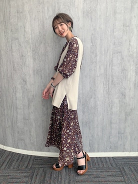 ちゃんおのさん（レディース・166cm）の夏コーディネート