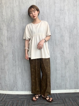 ちゃんおのさん(レディース・166cm)の夏コーディネート