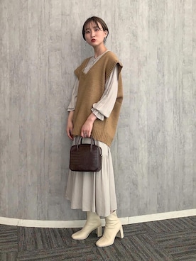 ちゃんおのさん（レディース・166cm）の秋コーディネート