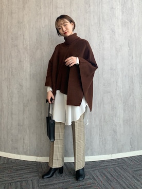 ちゃんおのさん（レディース・166cm）の秋コーディネート