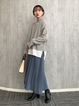 ちゃんおのさん(レディース・166cm)の冬コーディネート