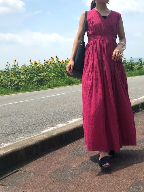 送料無料☆19SS☆1回美品☆ヌキテパ／コットンボイルクロスオーバー 