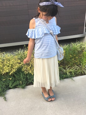 Kan*nA❤︎さん（キッズ・130cm）の夏コーディネート