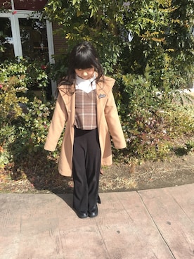 「JENNI（ジェニィ）のアイテム（ジャケット/アウター）」を使った、Kan*nA❤︎さん（キッズ・140cm）の冬コーディネート