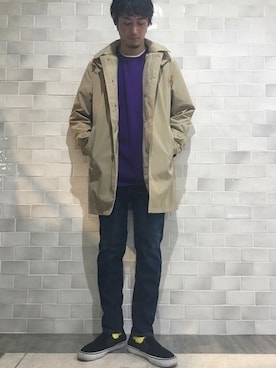 松下 和貴さん（メンズ・177cm）の冬コーディネート