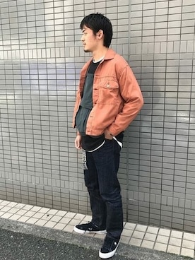 「JOURNAL STANDARD（ジャーナルスタンダード）のアイテム（ブルゾン）」を使った、松下 和貴さん（メンズ・177cm）の夏コーディネート