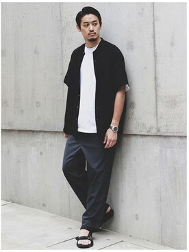 松下 和貴さん（メンズ・177cm）の夏コーディネート