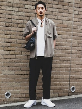 松下 和貴さん（メンズ・177cm）の夏コーディネート