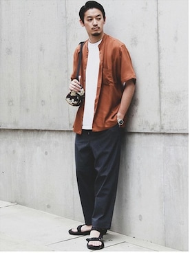 松下 和貴さん（メンズ・177cm）の夏コーディネート