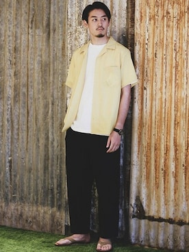 松下 和貴さん（メンズ・177cm）の夏コーディネート