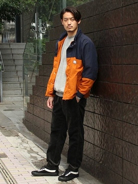 松下 和貴さん（メンズ・177cm）の秋コーディネート