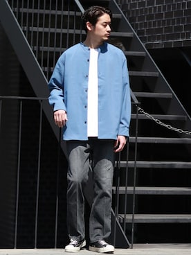 「TOAST（トースト）のアイテム」を使った、松下 和貴さん（メンズ・177cm）の春コーディネート