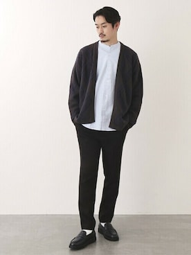 松下 和貴さん(メンズ・177cm)の冬コーディネート