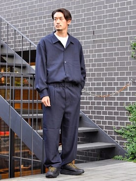 「ゴアテックス」｜松下 和貴さん（メンズ・177cm）の冬コーディネート