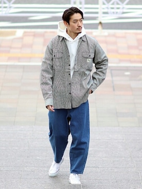 松下 和貴さん(メンズ・177cm)の春コーディネート