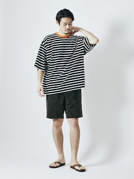 松下 和貴さん（メンズ・177cm）の夏コーディネート