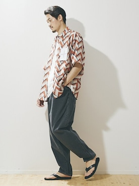 松下 和貴さん（メンズ・177cm）の夏コーディネート