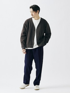 「DISCUS（ディスカス）のアイテム」を使った、松下 和貴さん（メンズ・177cm）の冬コーディネート