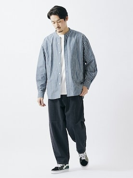 松下 和貴さん（メンズ・177cm）の冬コーディネート