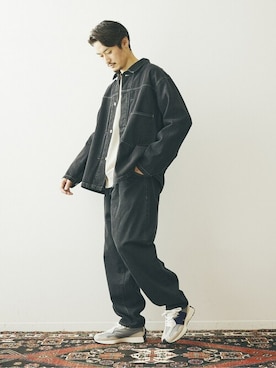 松下 和貴さん（メンズ・177cm）の冬コーディネート