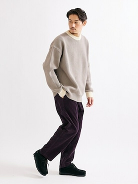 松下 和貴さん(メンズ・177cm)の冬コーディネート