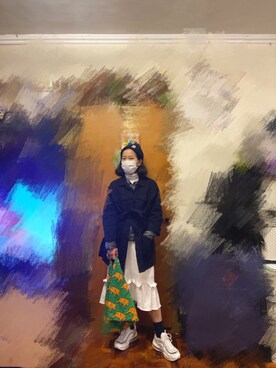 「MONKI（モンキ）のアイテム（ジャケット/アウター）」を使った、Winky さん（レディース・150cm）の冬コーディネート